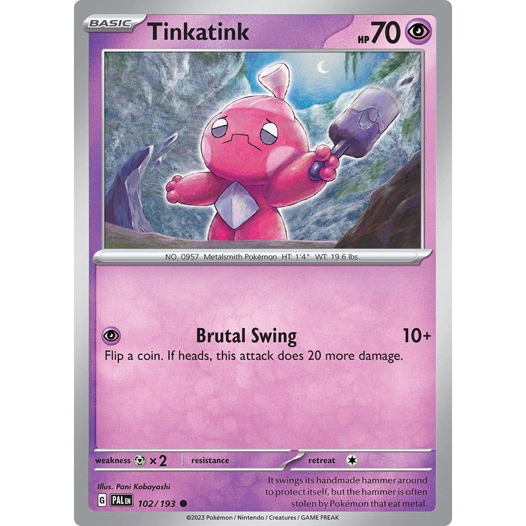 Image for Tinkatink (102/193) (PAL) - Pokemon