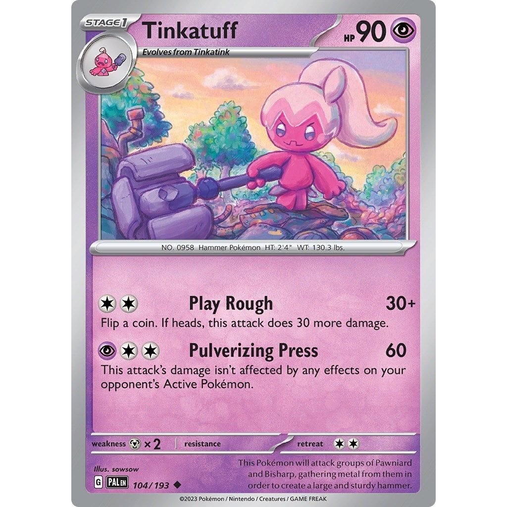 Image for Tinkatuff (104/193) (PAL) - Pokemon