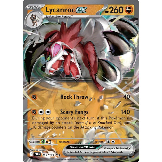 Image for Lycanroc ex (117/193) (PAL) - Pokemon