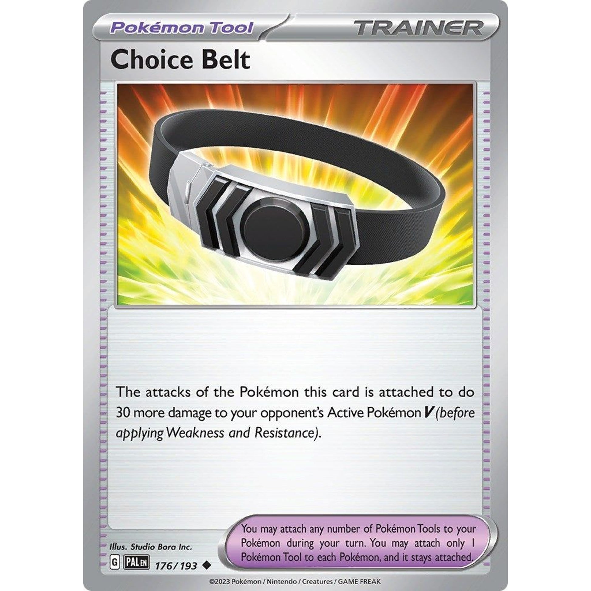 Image for Choice Belt (176/193) (PAL) - Pokemon