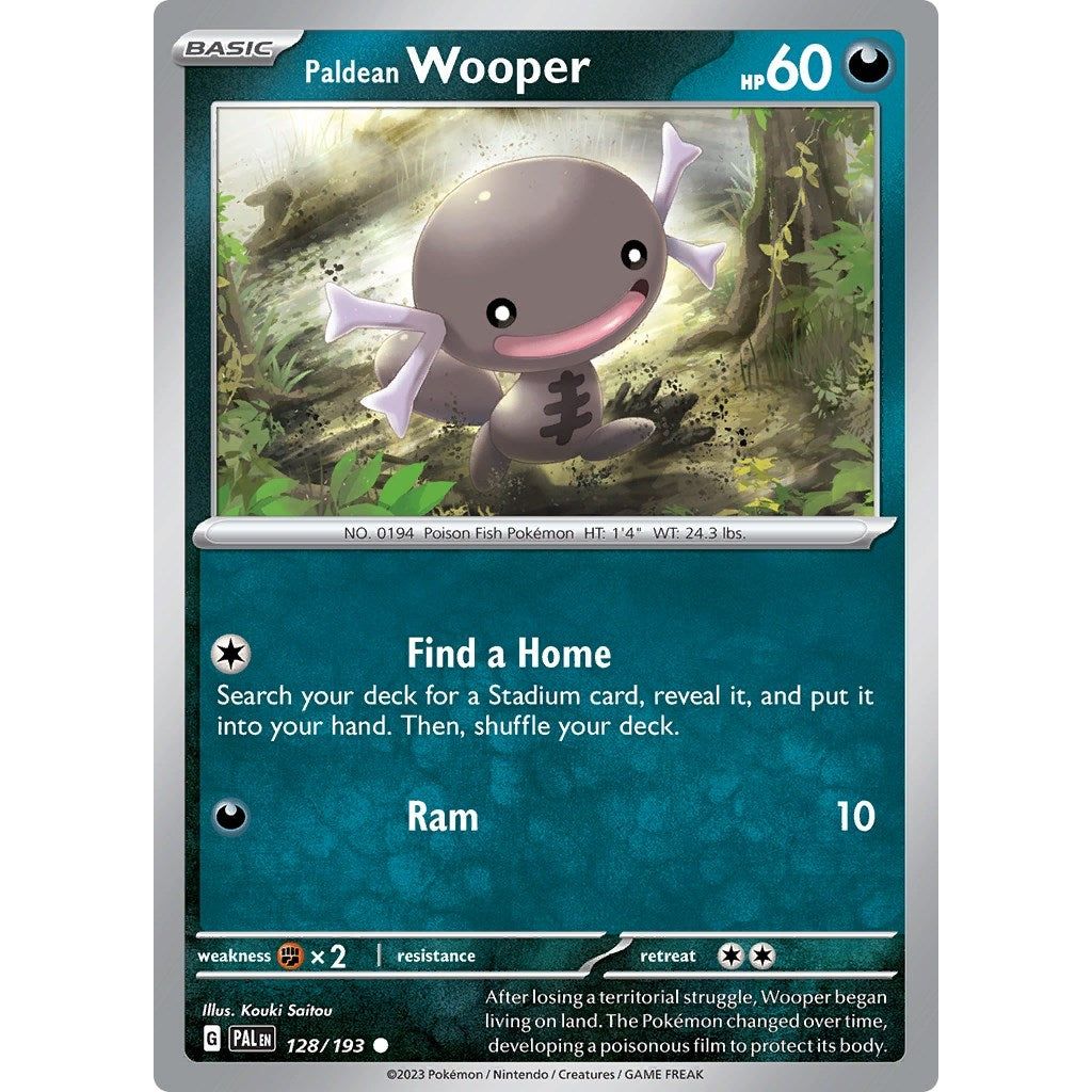 Image for Paldean Wooper (128/193) (PAL) - Pokemon