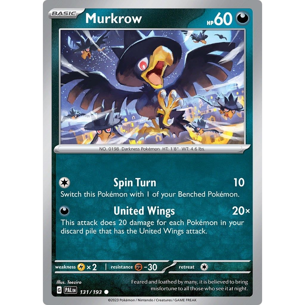 Image for Murkrow (131/193) (PAL) - Pokemon