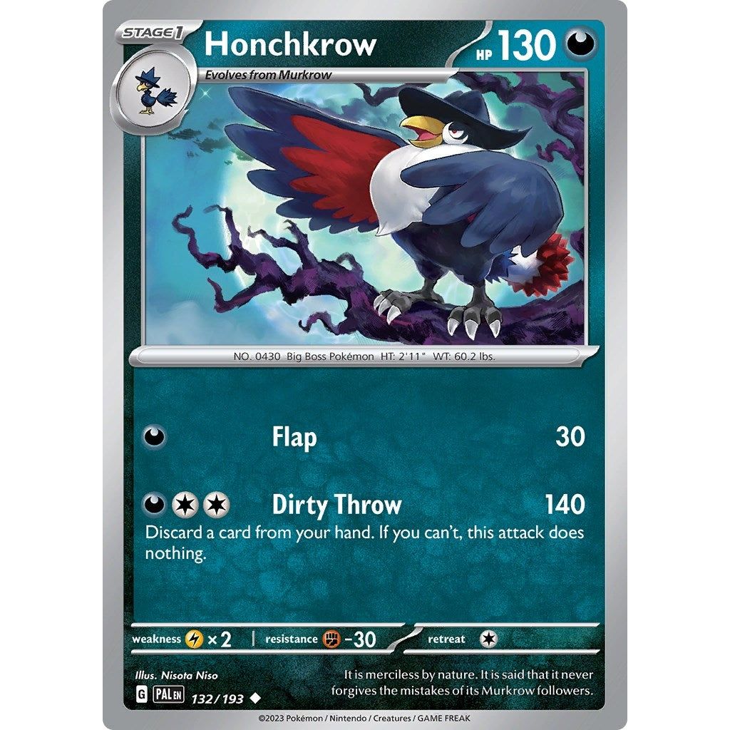 Image for Honchkrow (132/193) (PAL) - Pokemon