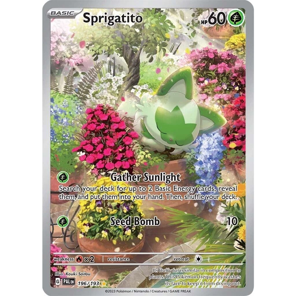Image for Sprigatito (196/193) (PAL) - Pokemon