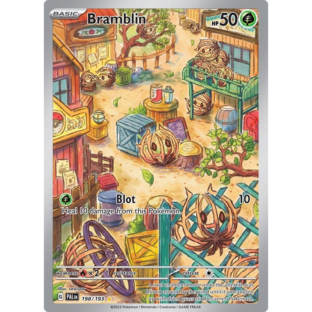 Image for Bramblin (198/193) (PAL) - Pokemon