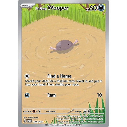 Image for Paldean Wooper (221/193) (PAL) - Pokemon