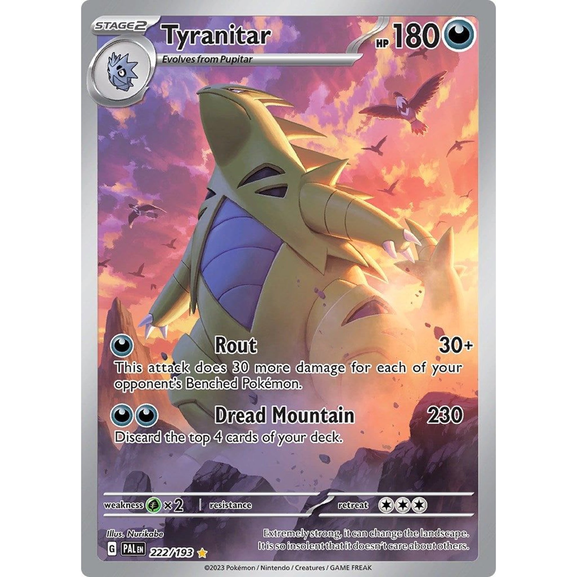 Image for Tyranitar (222/193) (PAL) - Pokemon