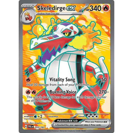 Image for Skeledirge ex (233/193) (PAL) - Pokemon