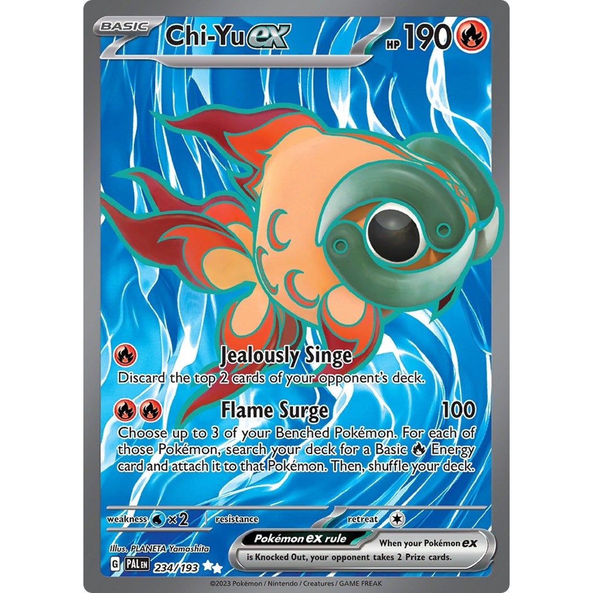 Image for Chi-Yu ex (234/193) (PAL) - Pokemon