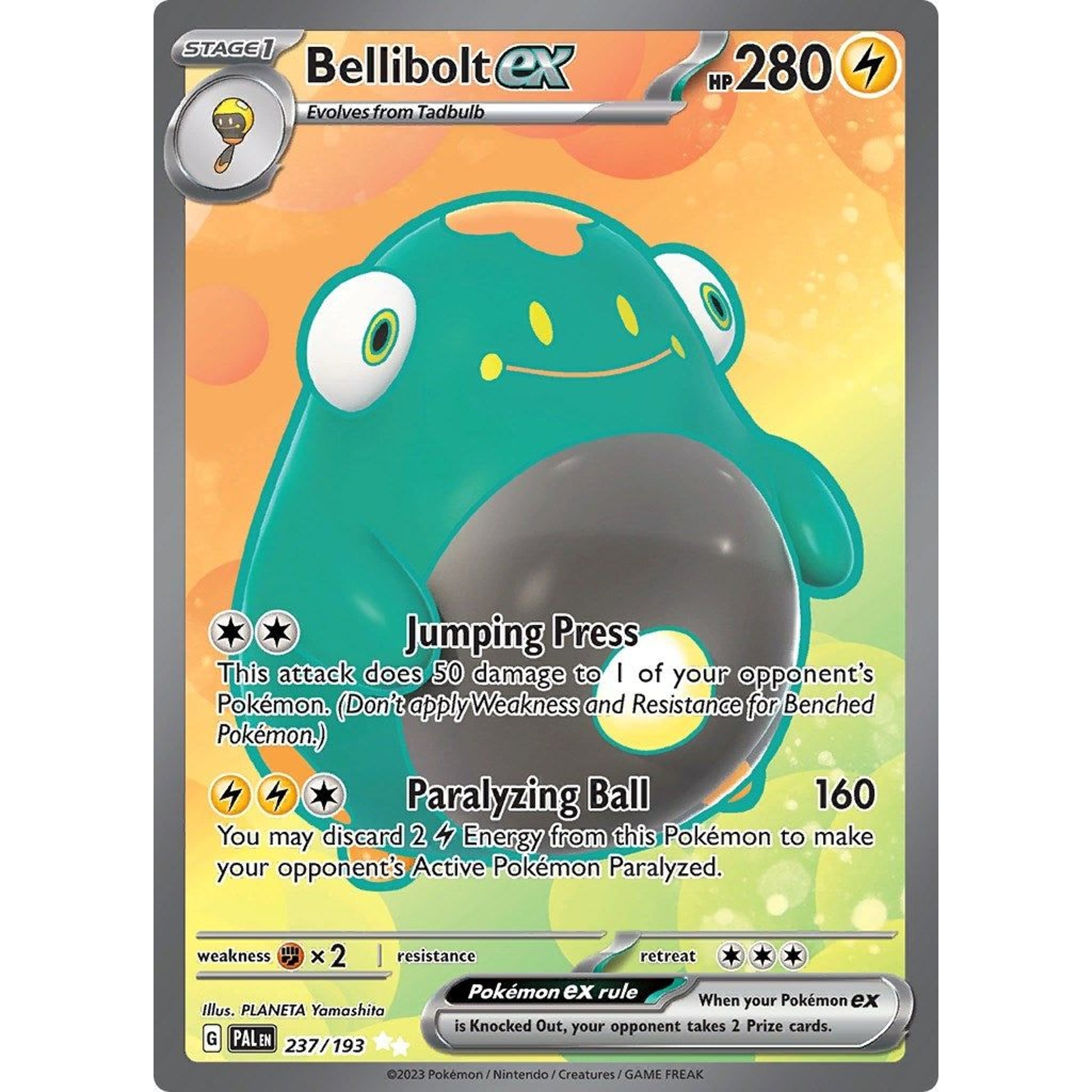 Image for Bellibolt ex (237/193) (PAL) - Pokemon