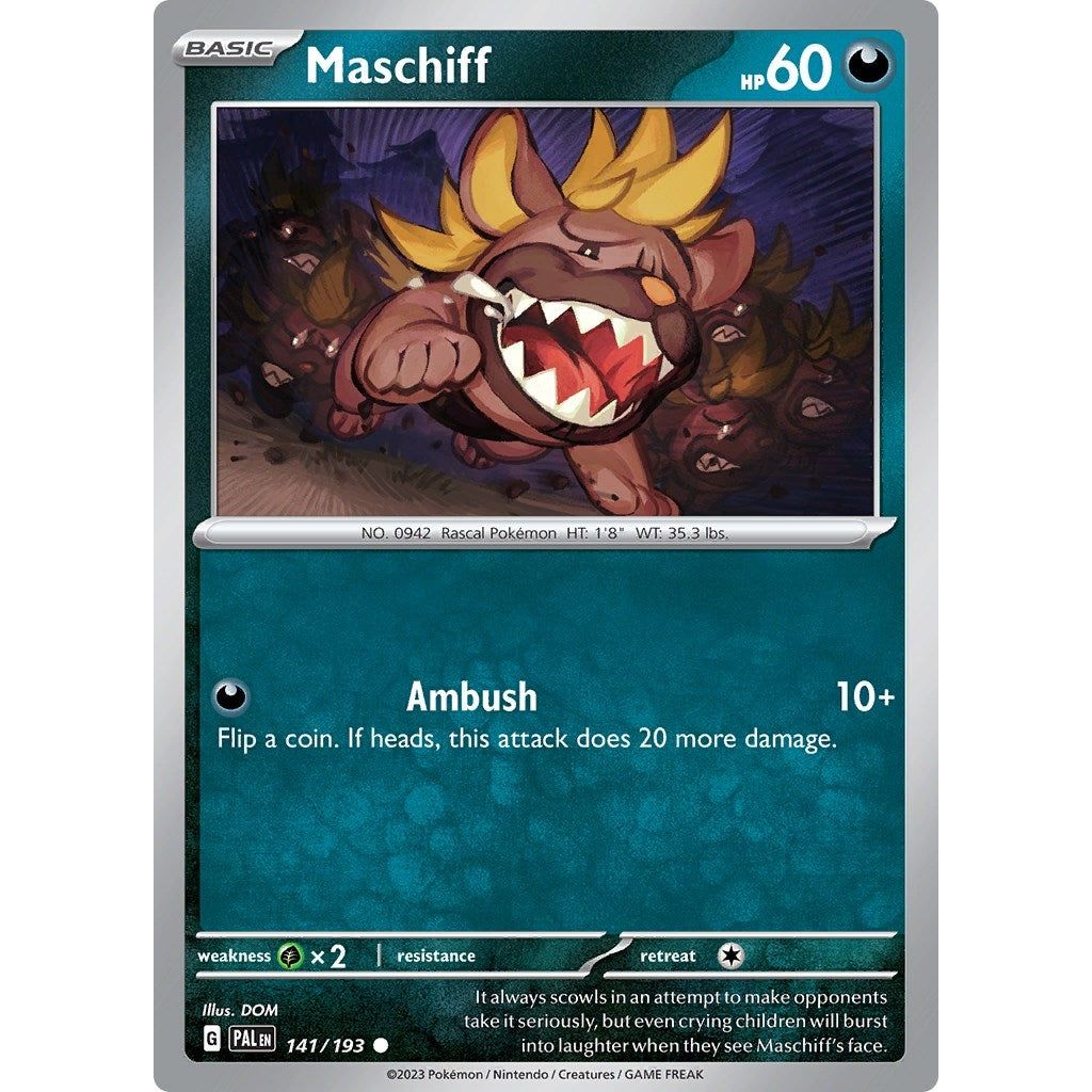 Image for Maschiff (141/193) (PAL) - Pokemon
