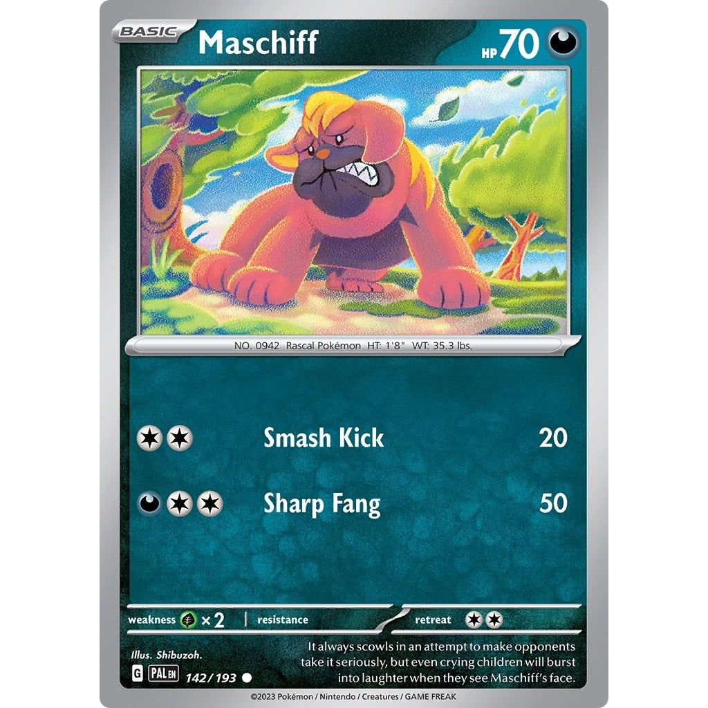 Image for Maschiff (142/193) (PAL) - Pokemon
