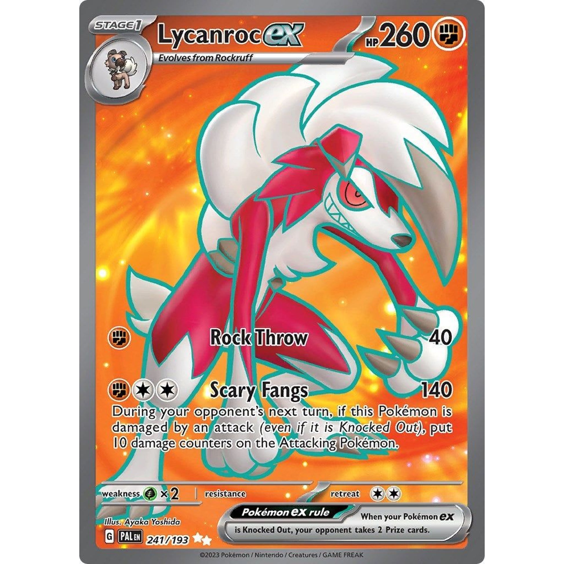 Image for Lycanroc ex (241/193) (PAL) - Pokemon