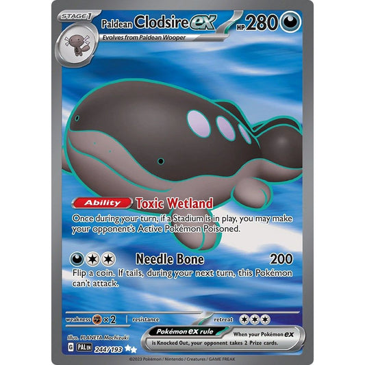 Image for Paldean Clodsire ex (244/193) (PAL) - Pokemon