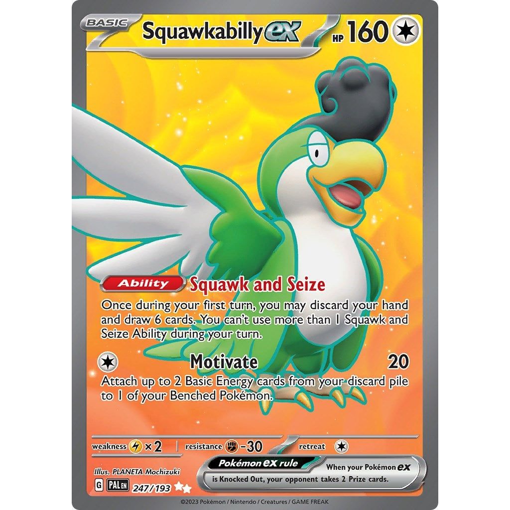 Image for Squawkabilly ex (247/193) (PAL) - Pokemon