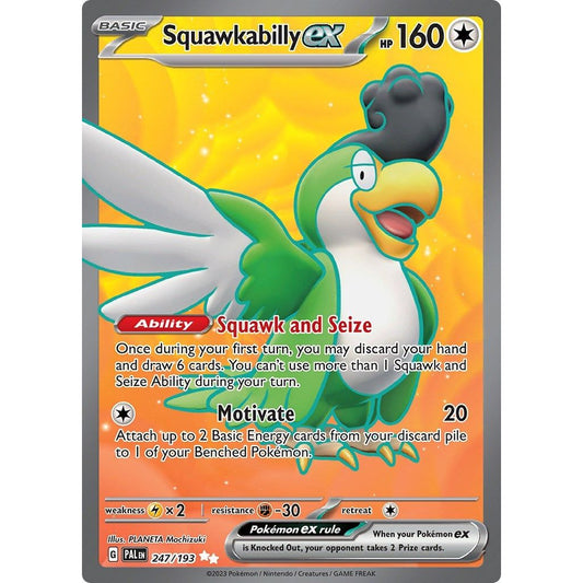 Image for Squawkabilly ex (247/193) (PAL) - Pokemon