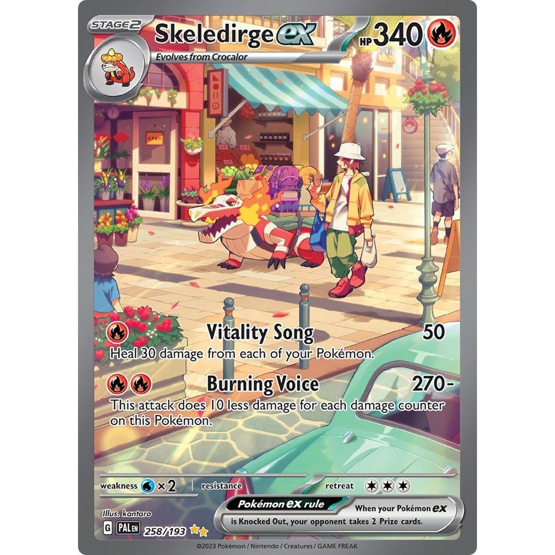Image for Skeledirge ex (258/193) (PAL) - Pokemon