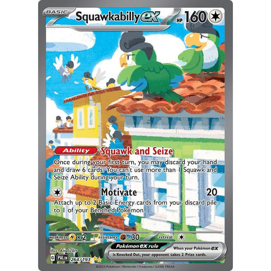 Image for Squawkabilly ex (264/193) (PAL) - Pokemon