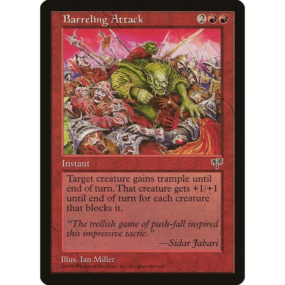 Image for Barreling Attack (MIR) - Magic: The Gathering