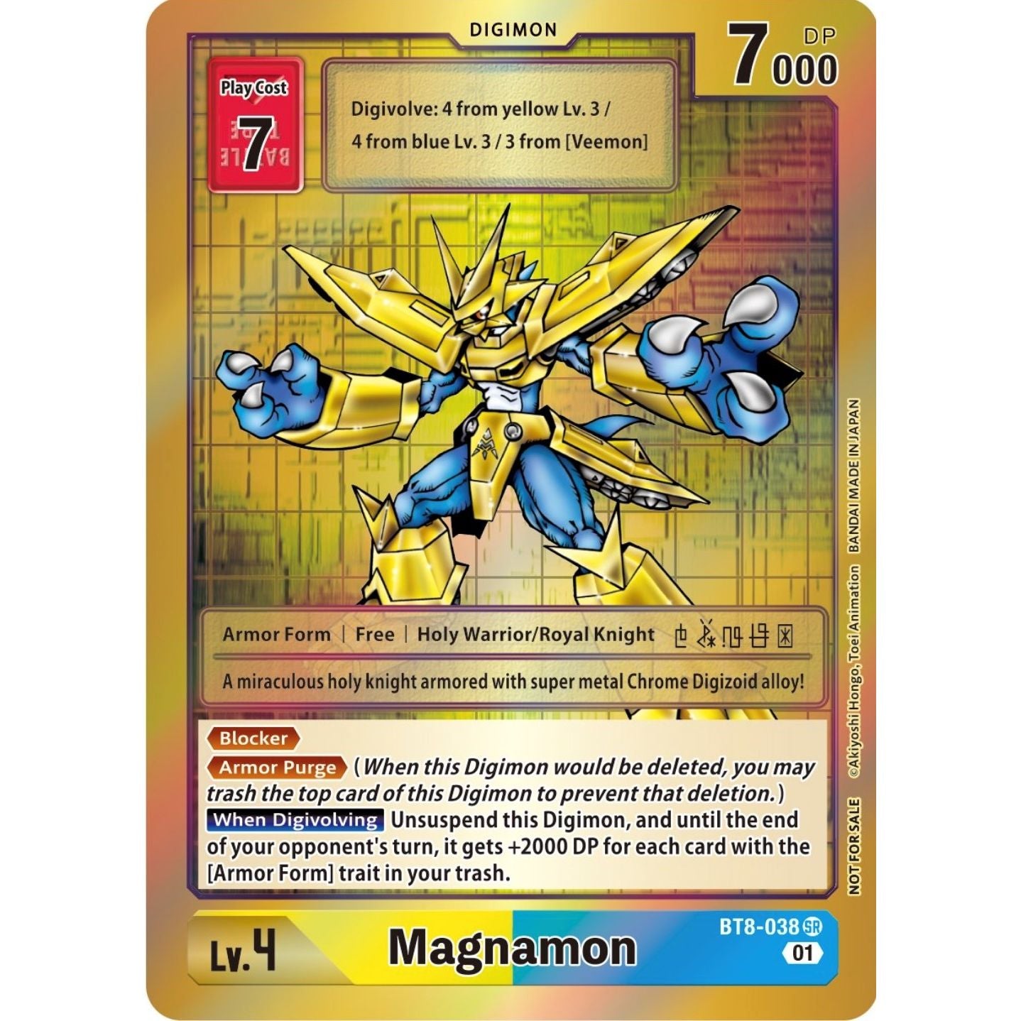 Image for Magnamon (Tamer Party -Special-) (BT8-038 SR) (BT08) - Digimon Card Game