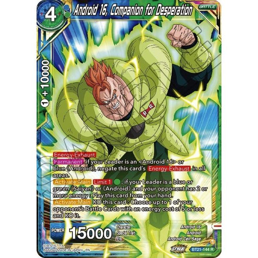Image for Android 16, Companion for Desperation (BT21-144) (BT21) - Dragon Ball Super: Masters