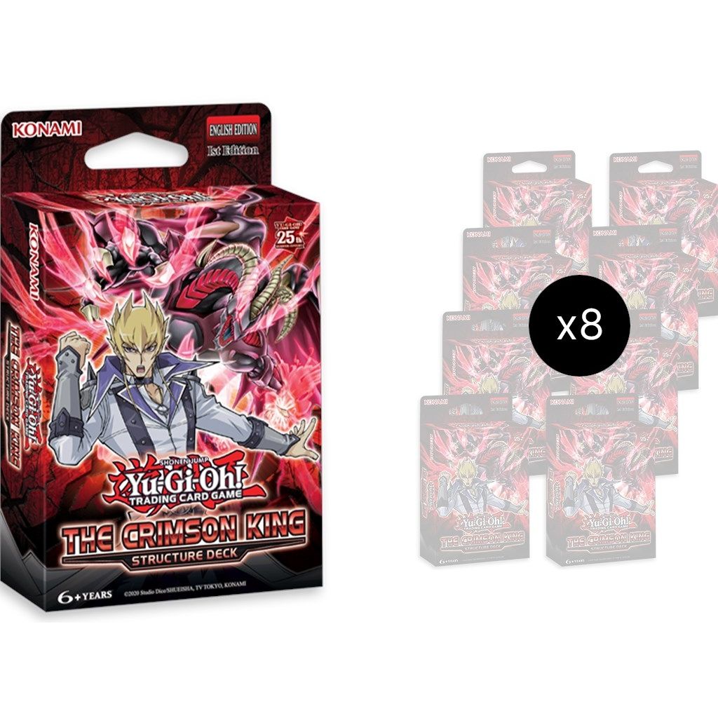Image for The Crimson King Structure Deck Display [1st Edition] - YuGiOh