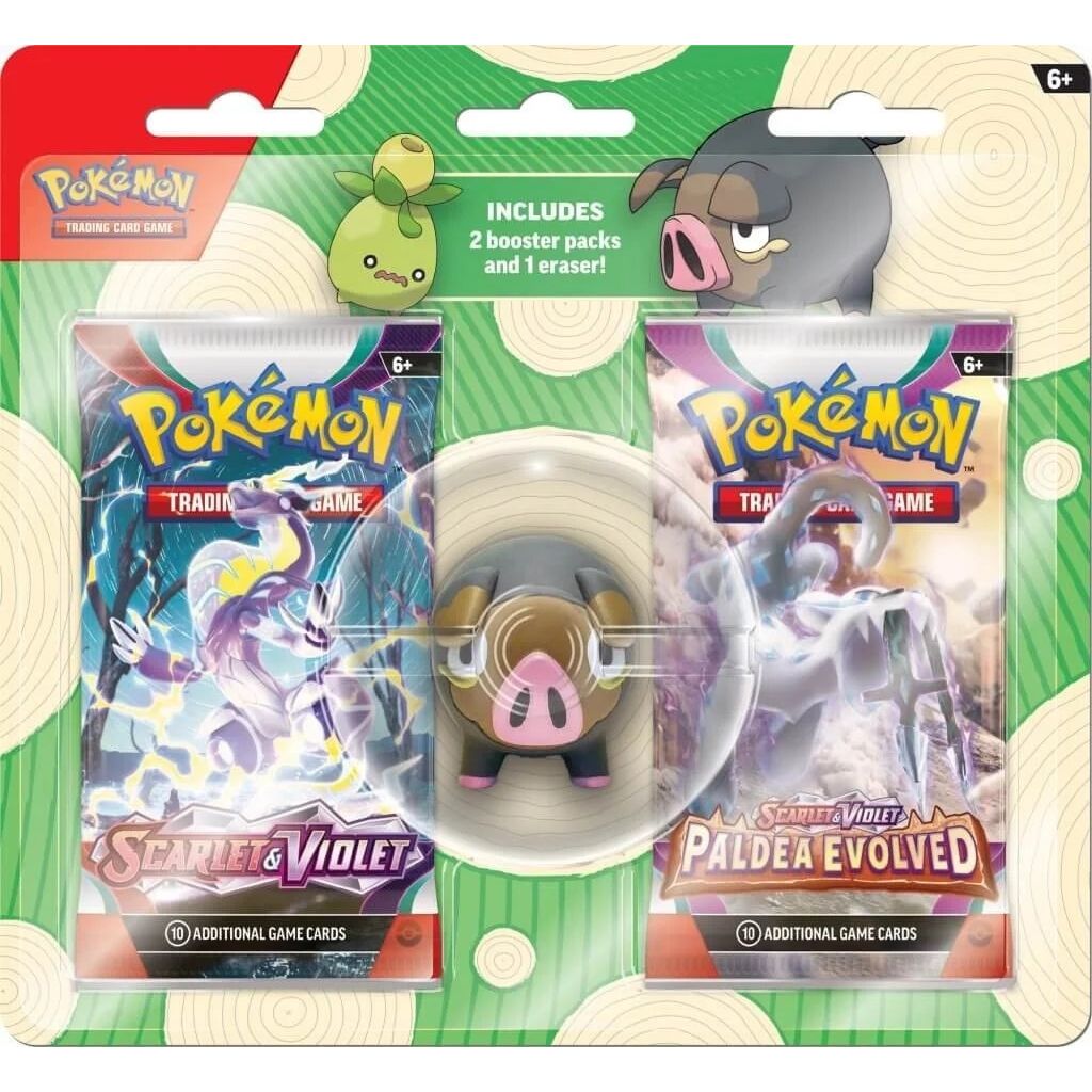 Image for Pokemon TCG: Back to School Eraser Blister [Lechonk] - Pokemon