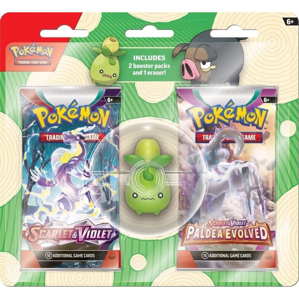 Image for Pokemon TCG: Back to School Eraser Blister [Smoliv] - Pokemon