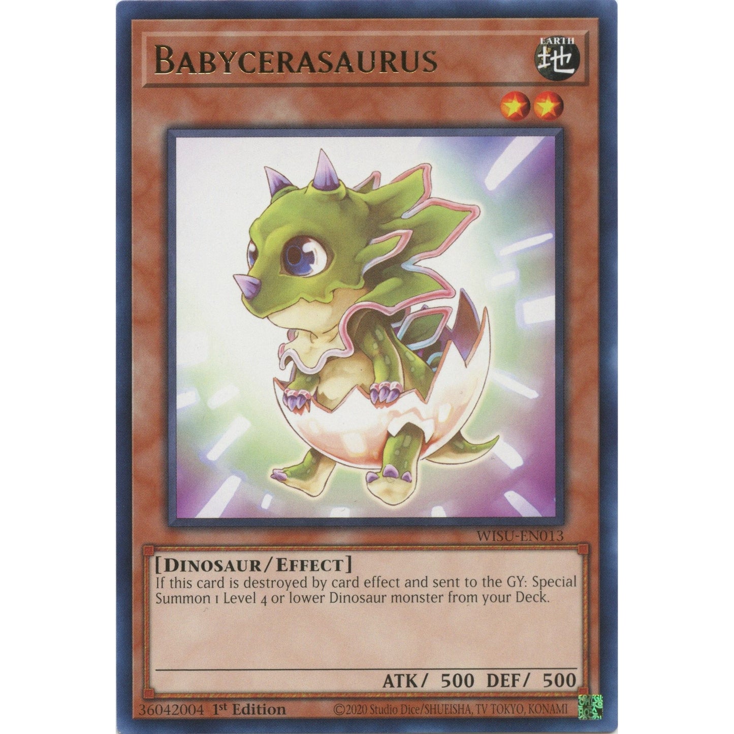 Image for Babycerasaurus (WISU-EN013) (WISU) - YuGiOh