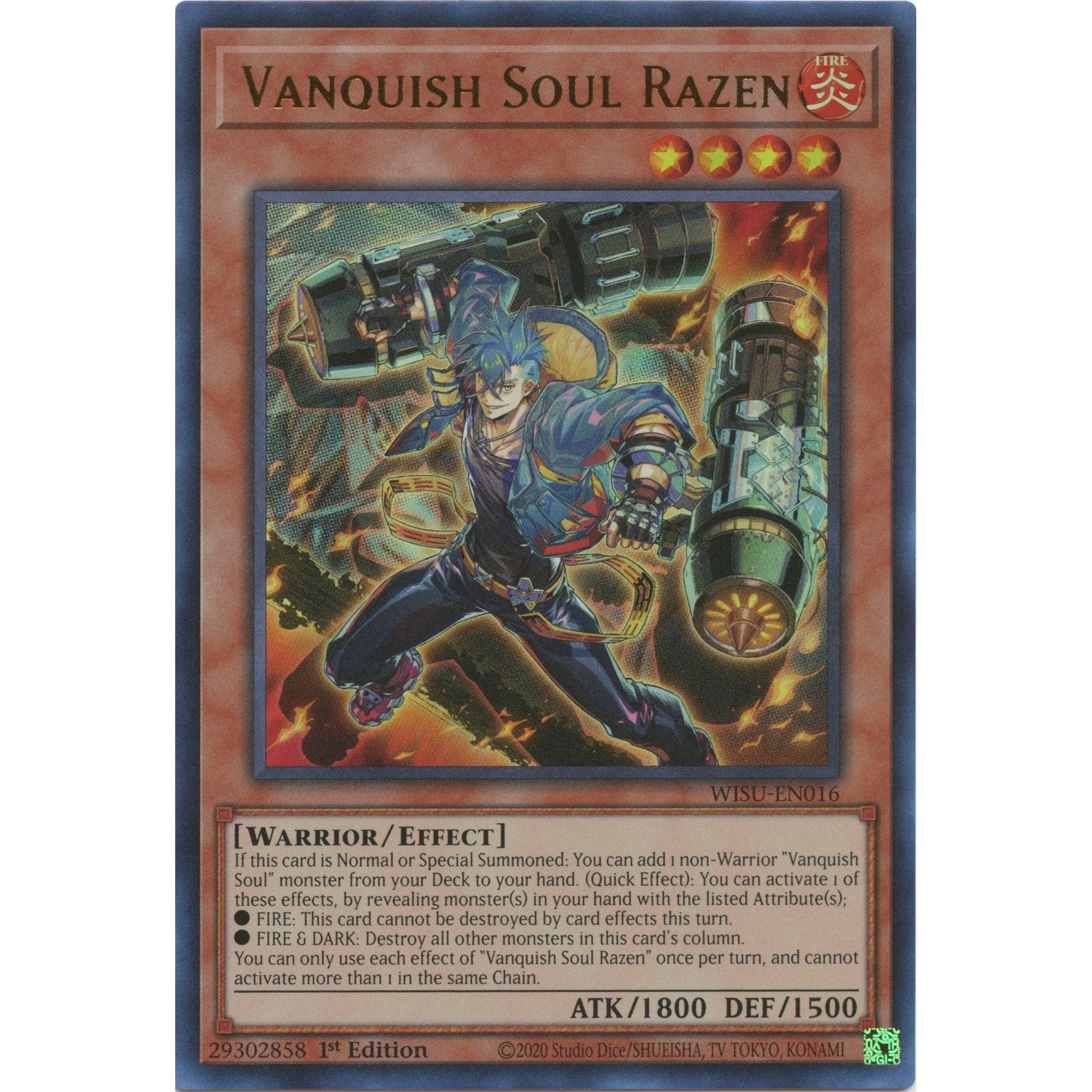 Image for Vanquish Soul Razen (WISU-EN016) (WISU) - YuGiOh