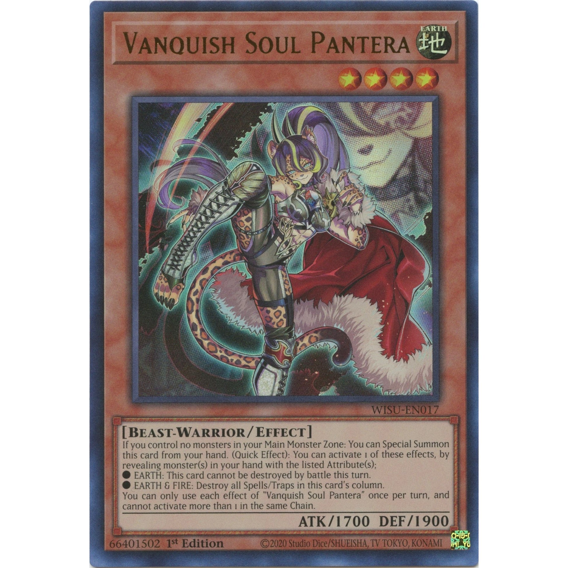 Image for Vanquish Soul Pantera (WISU-EN017) (WISU) - YuGiOh