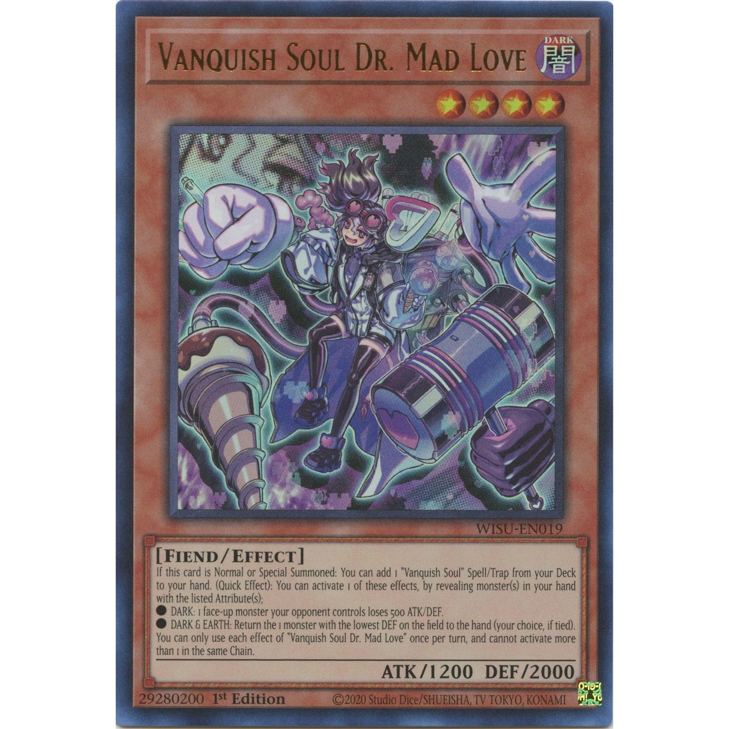 Image for Vanquish Soul Dr. Mad Love (WISU-EN019) (WISU) - YuGiOh