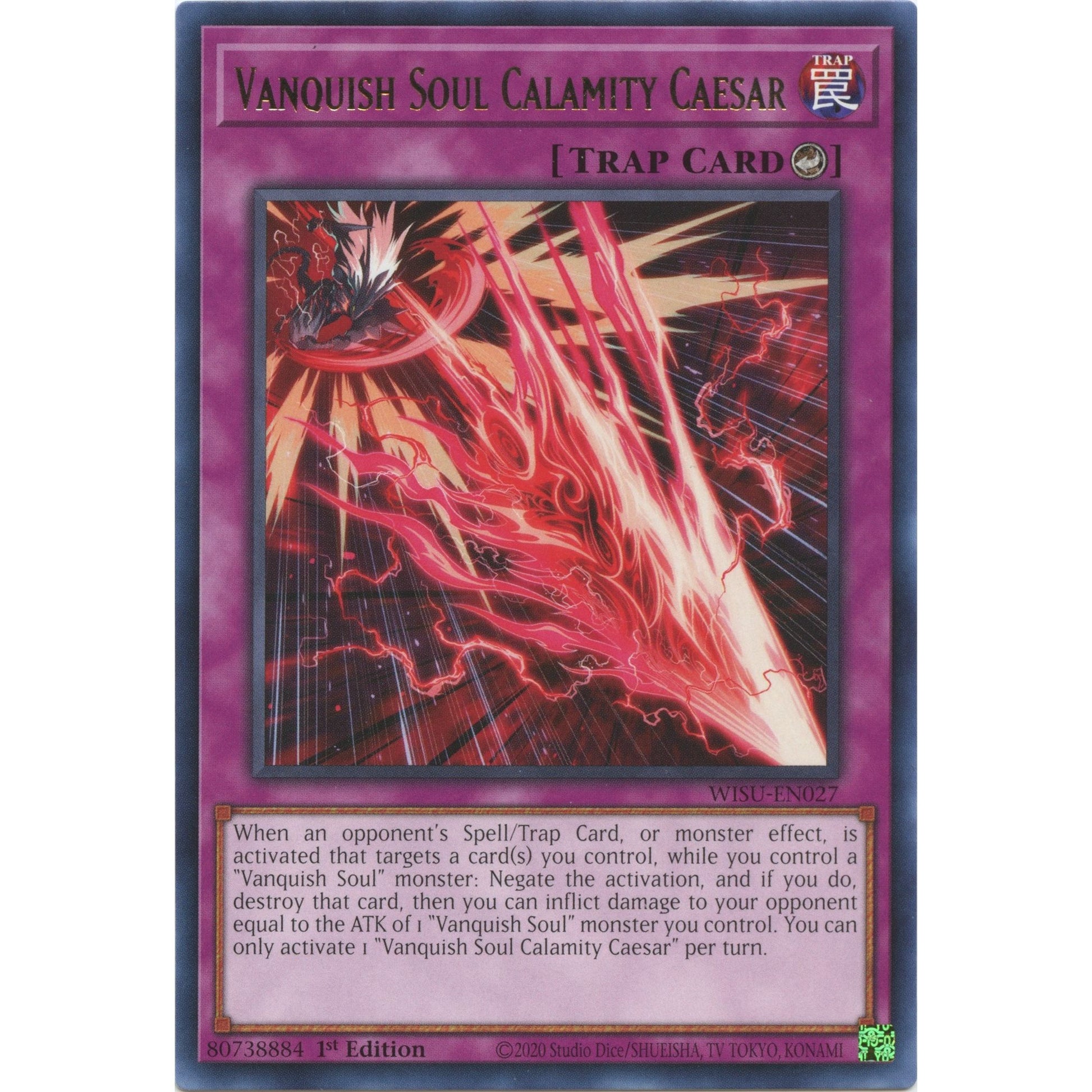 Image for Vanquish Soul Calamity Caesar (WISU-EN027) (WISU) - YuGiOh
