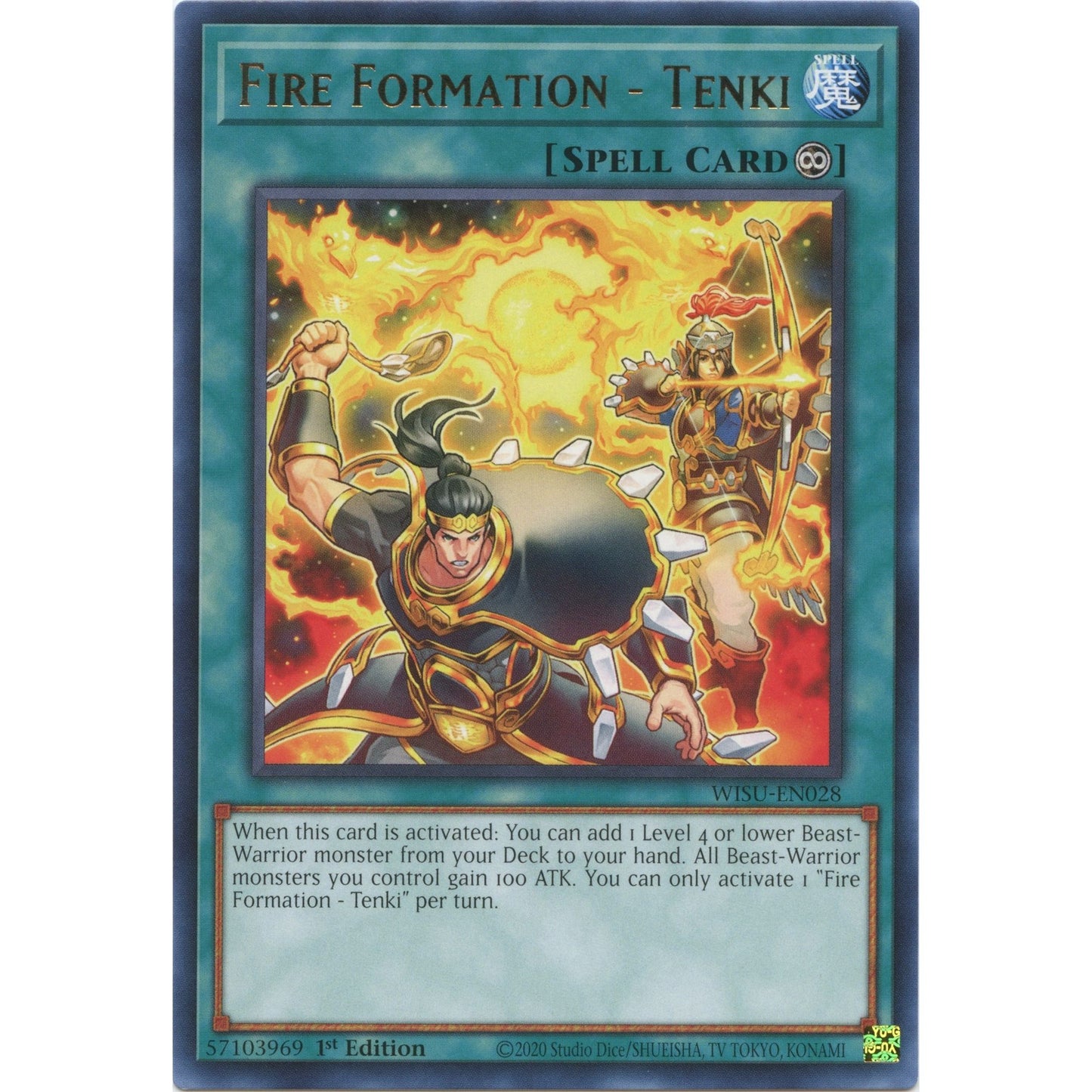 Image for Fire Formation - Tenki (WISU-EN028) (WISU) - YuGiOh