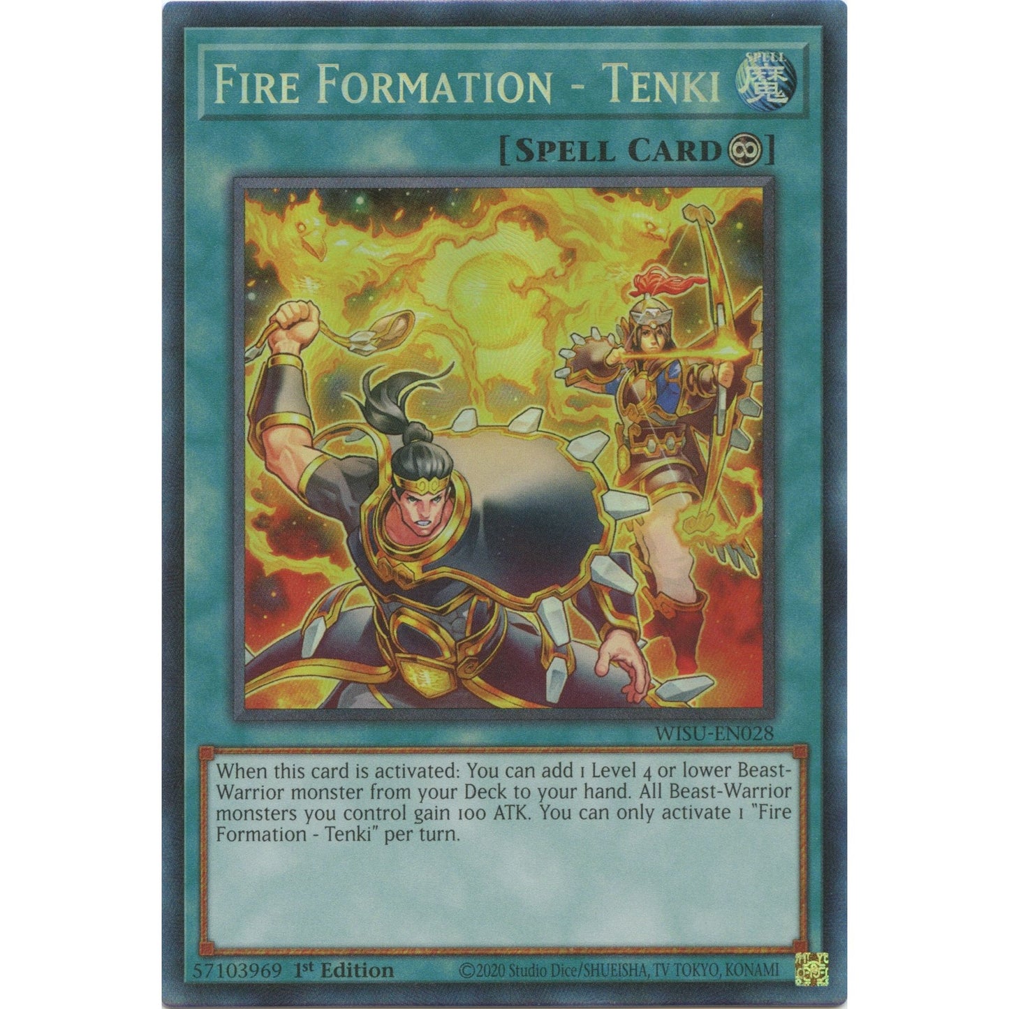 Image for Fire Formation - Tenki (CR) (WISU-EN028) (WISU) - YuGiOh