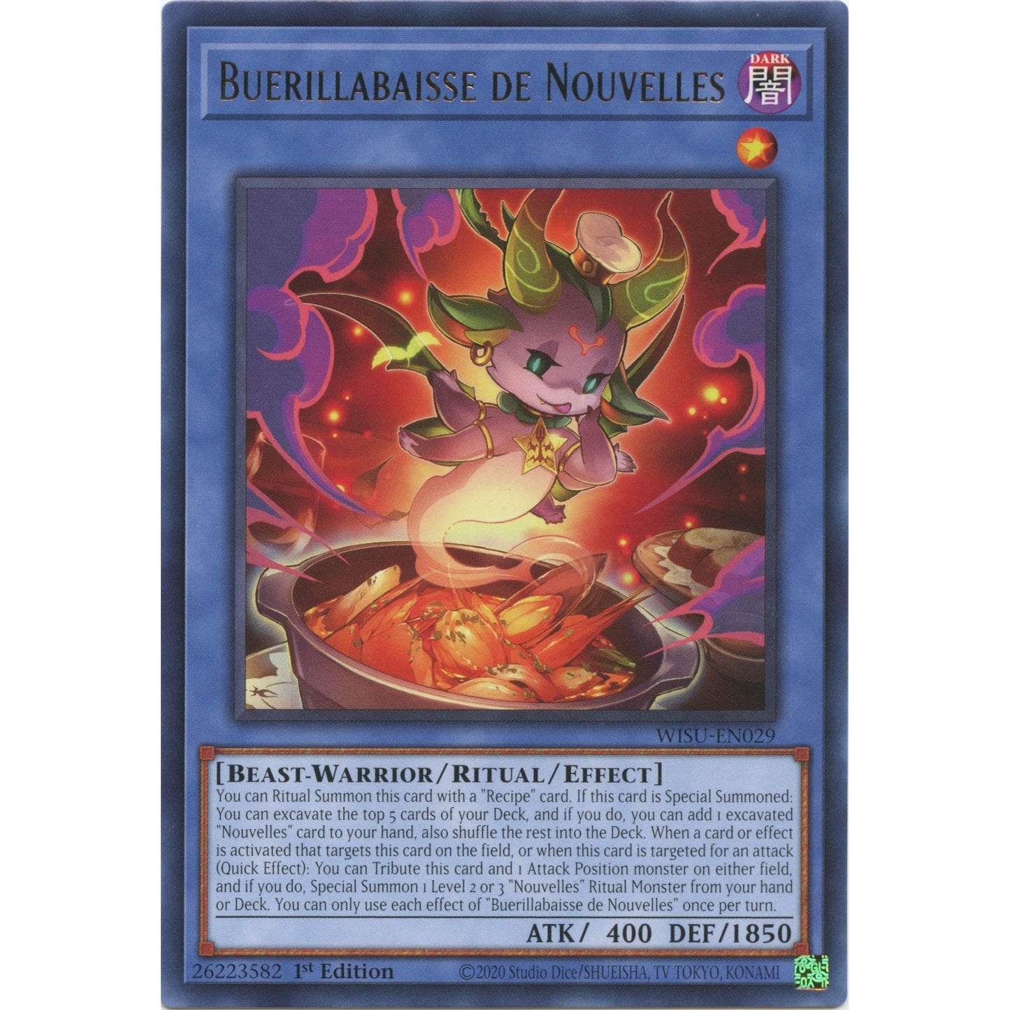 Image for Buerillabaisse de Nouvelles (WISU-EN029) (WISU) - YuGiOh