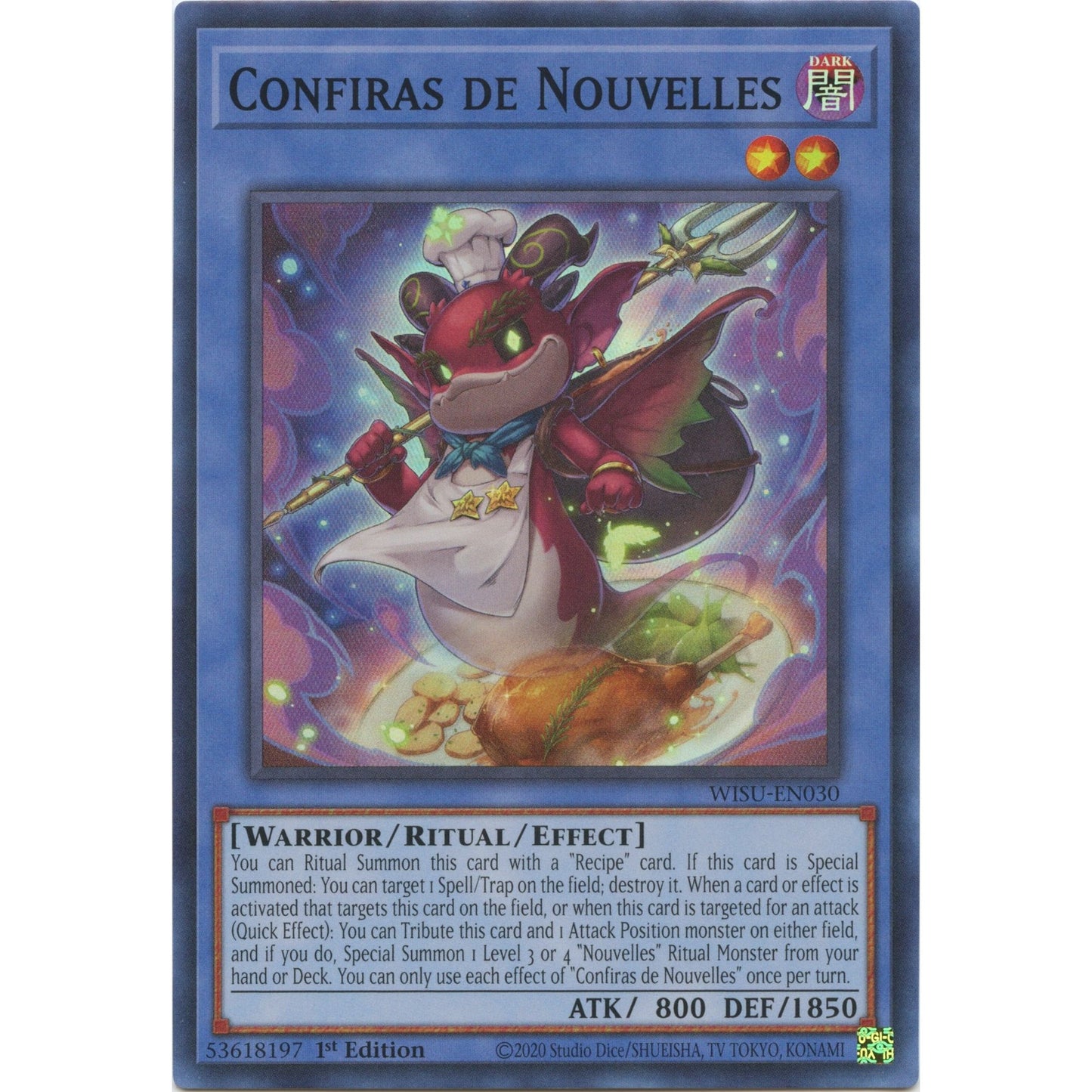 Image for Confiras de Nouvelles (WISU-EN030) (WISU) - YuGiOh