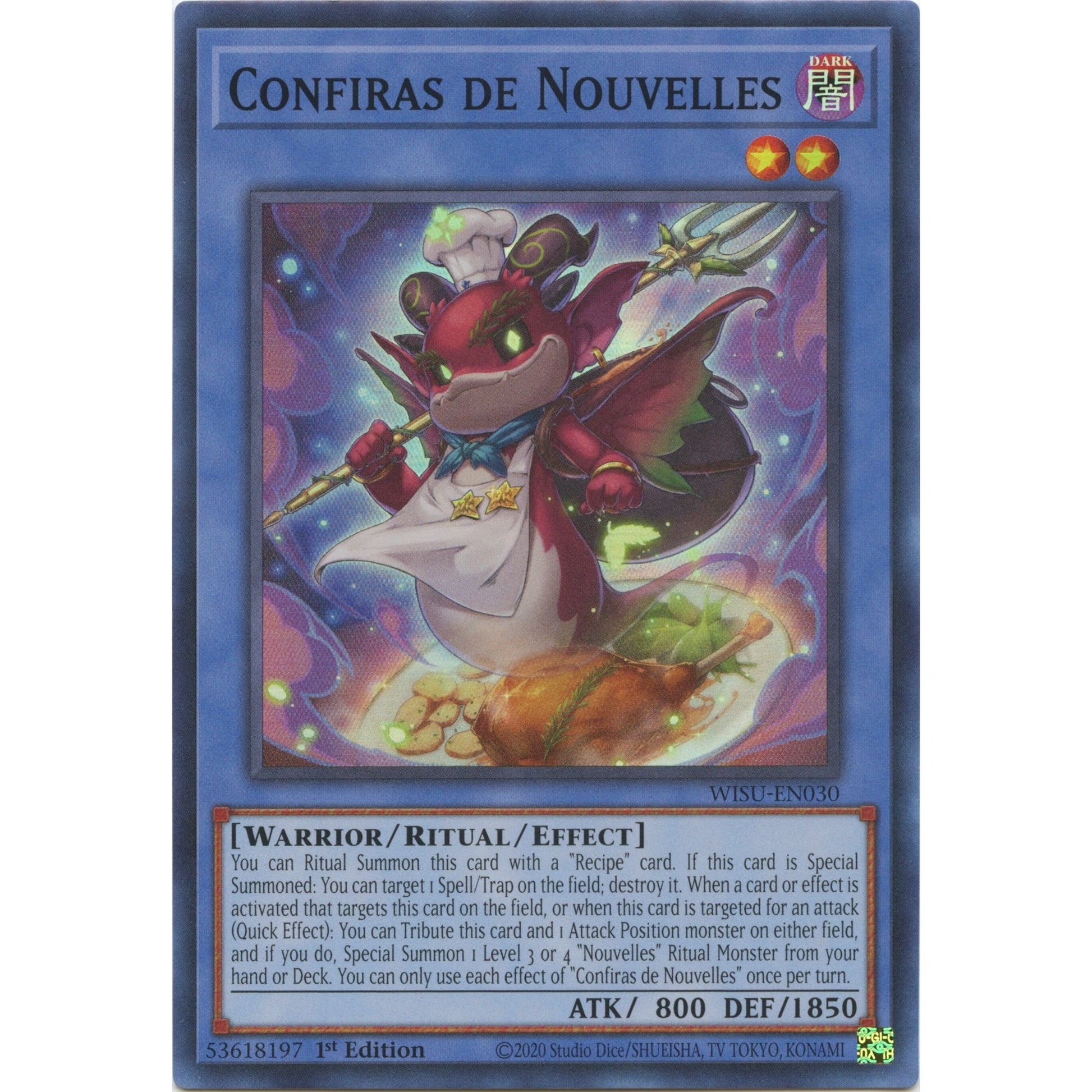 Image for Confiras de Nouvelles (WISU-EN030) (WISU) - YuGiOh