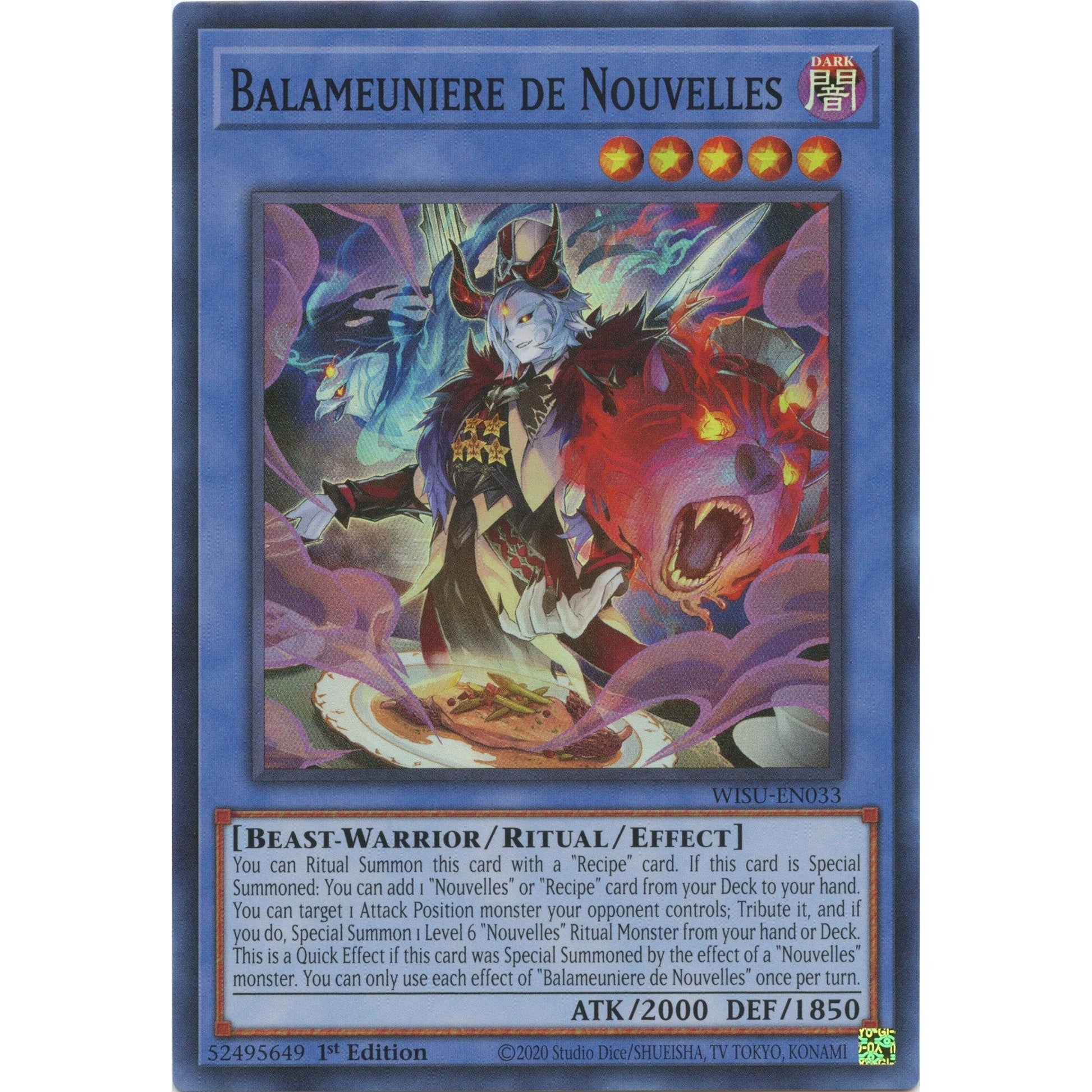 Image for Balameuniere de Nouvelles (WISU-EN033) (WISU) - YuGiOh
