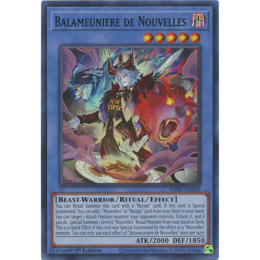 Image for Balameuniere de Nouvelles (WISU-EN033) (WISU) - YuGiOh