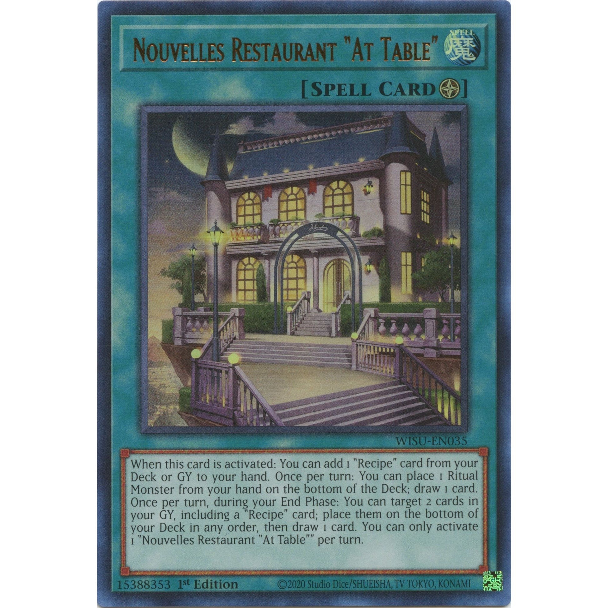 Image for Nouvelles Restaurant "At Table" (WISU-EN035) (WISU) - YuGiOh
