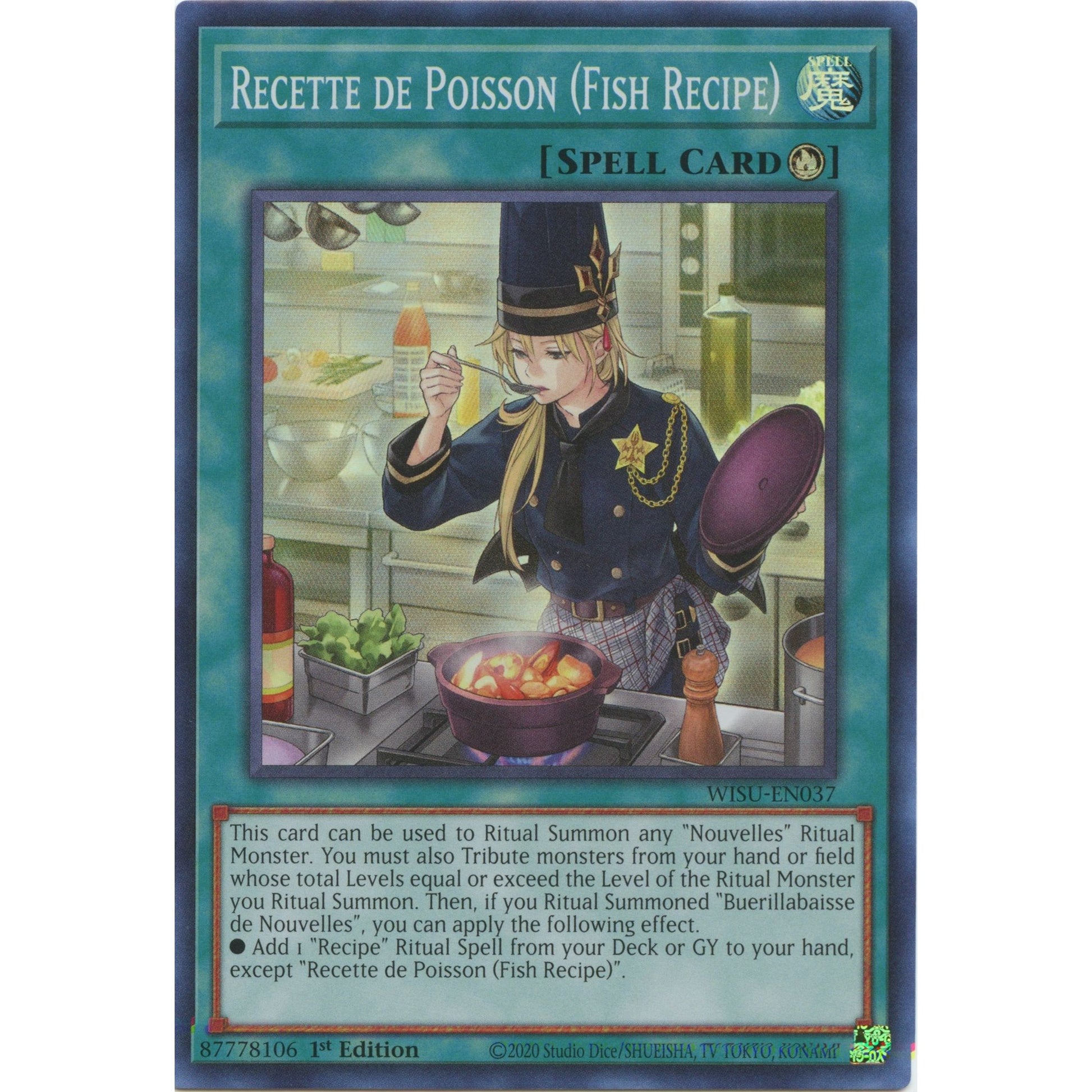 Image for Recette de Poisson (Fish Recipe) (WISU-EN037) (WISU) - YuGiOh