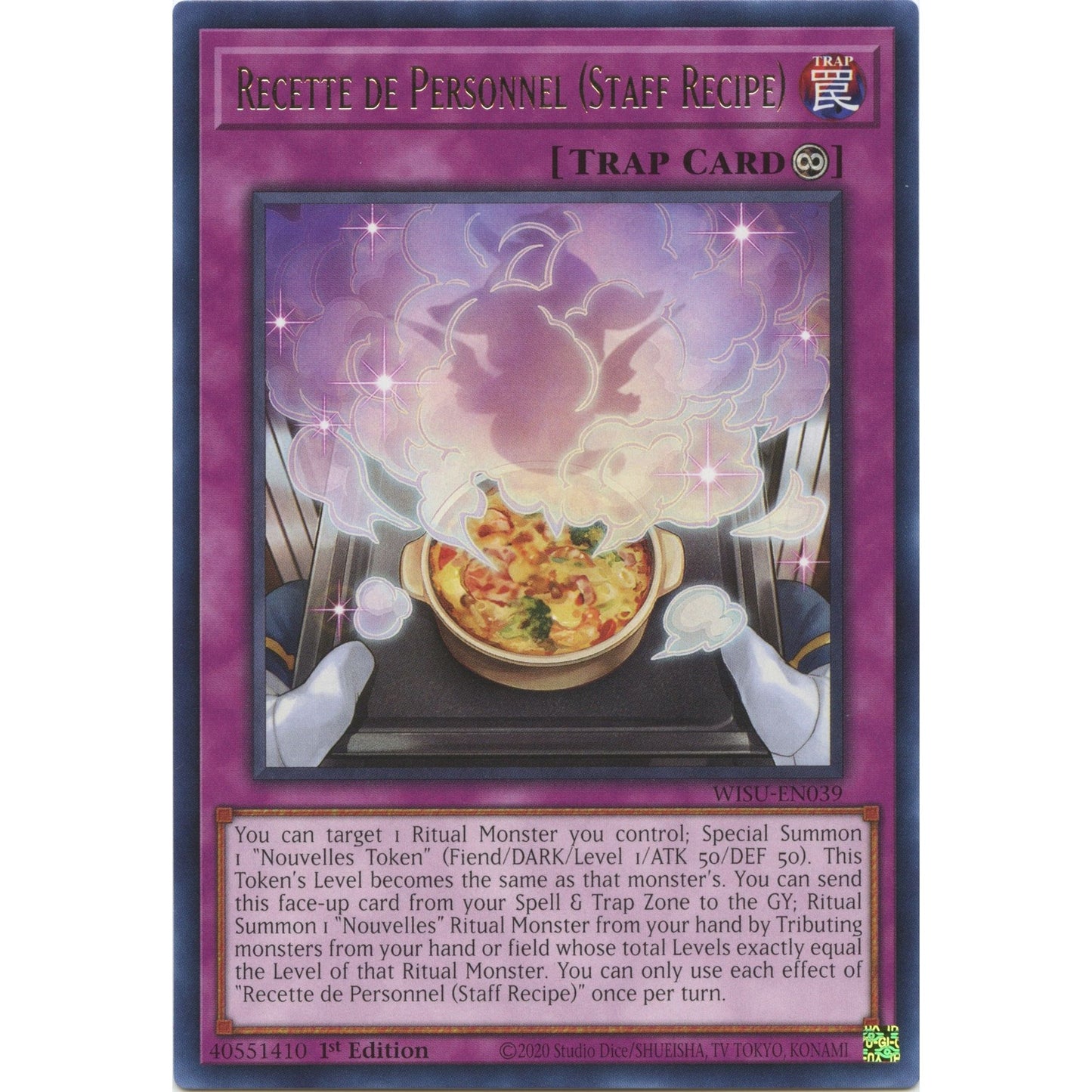 Image for Recette de Personnel (Staff Recipe) (WISU-EN039) (WISU) - YuGiOh