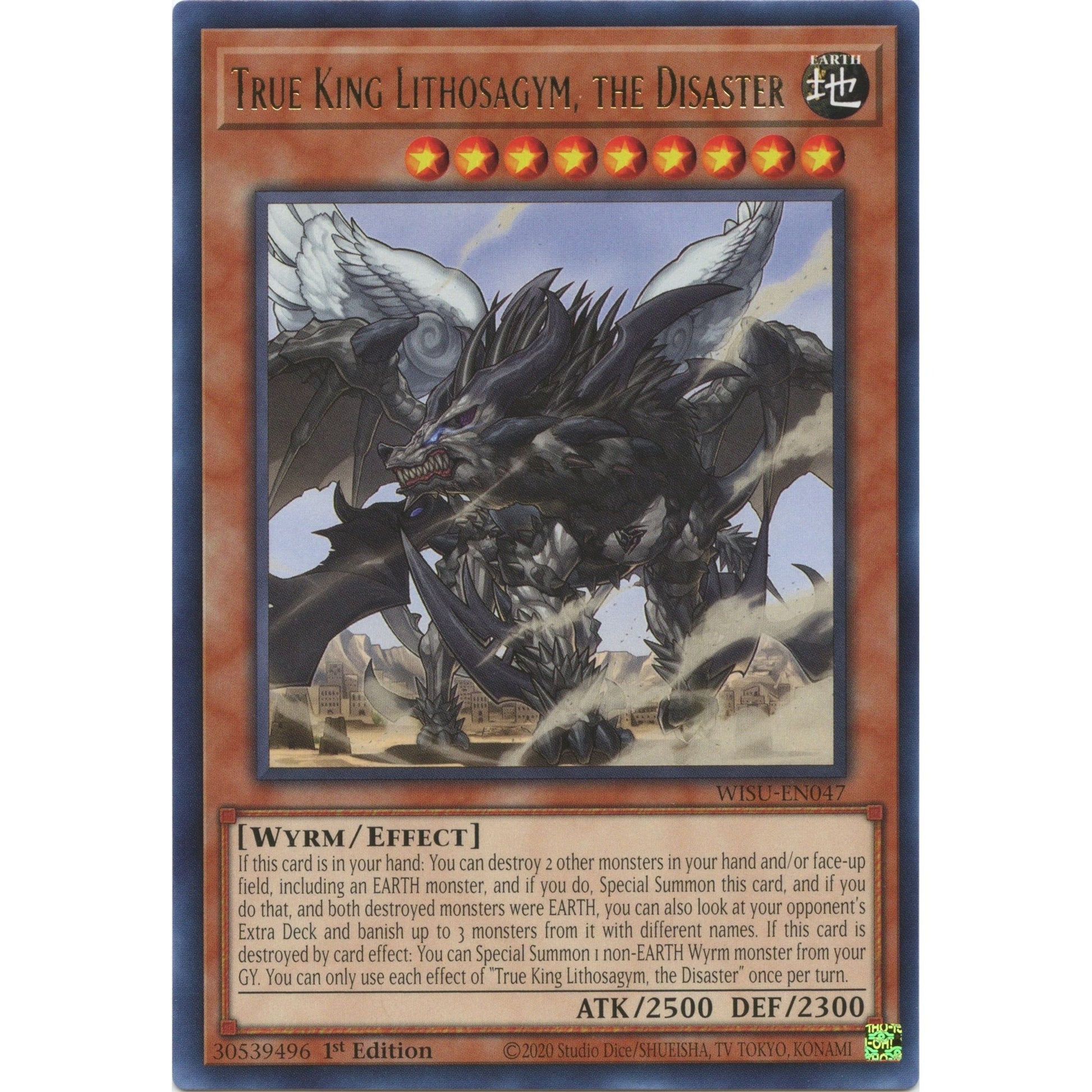 Image for True King Lithosagym, the Disaster (WISU-EN047) (WISU) - YuGiOh