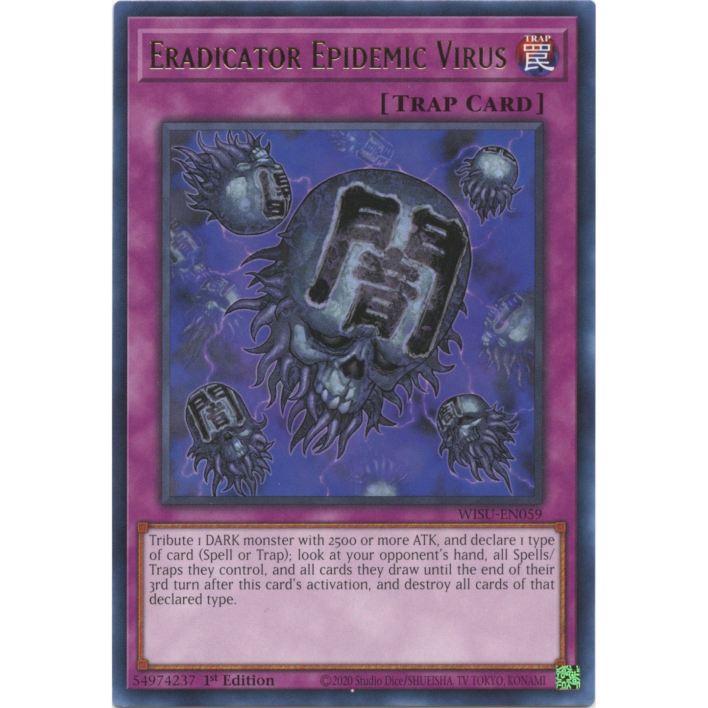 Image for Eradicator Epidemic Virus (WISU-EN059) (WISU) - YuGiOh