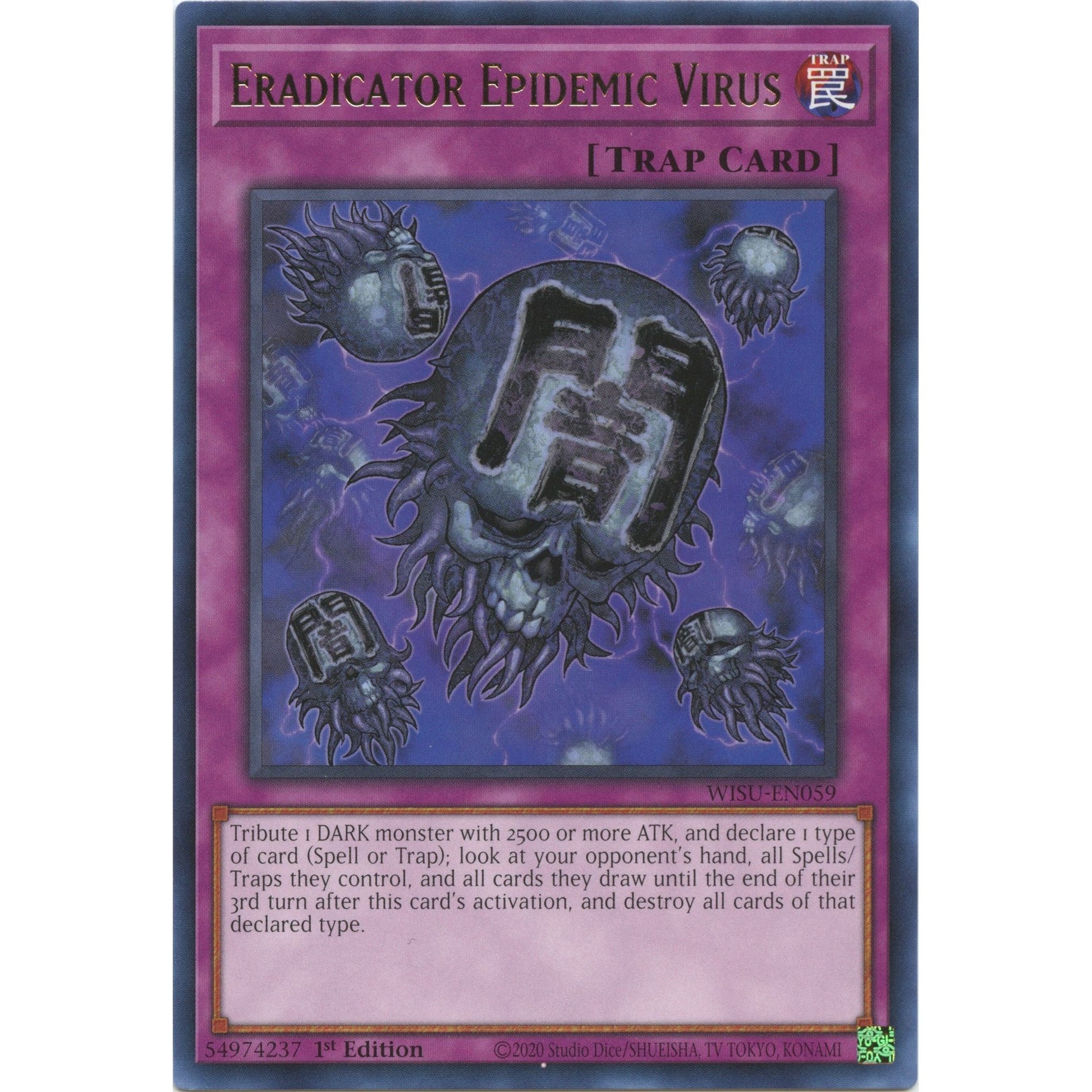Image for Eradicator Epidemic Virus (WISU-EN059) (WISU) - YuGiOh