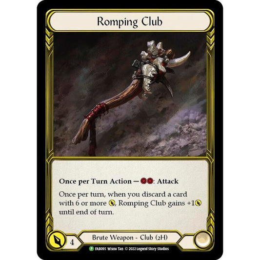 Image for Romping Club - FAB095 (FAB095) (PR) - Flesh and Blood TCG