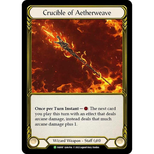 Image for Crucible of Aetherweave - FAB097 (FAB097) (PR) - Flesh and Blood TCG