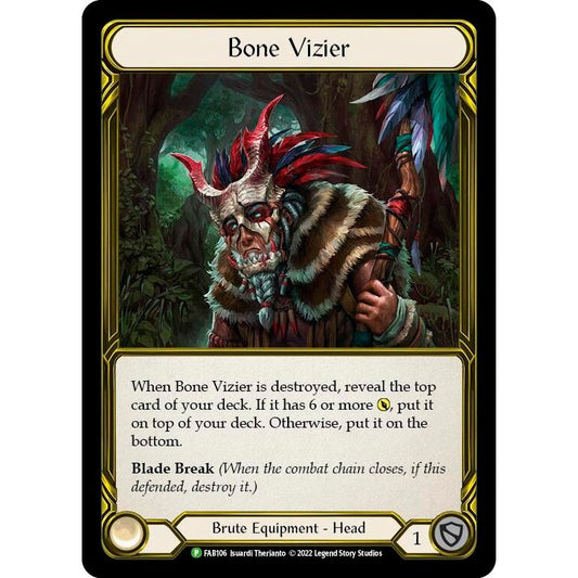 Image for Bone Vizier - FAB106 (FAB106) (PR) - Flesh and Blood TCG