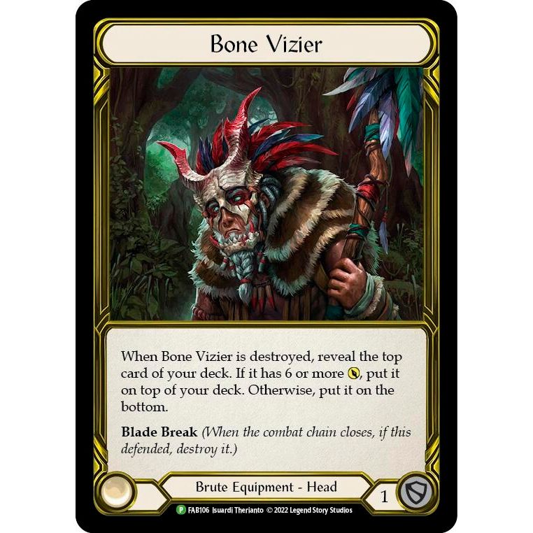 Image for Bone Vizier - FAB106 (FAB106) (PR) - Flesh and Blood TCG